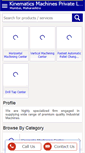 Mobile Screenshot of kinematicsmachines.net
